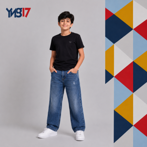 Premium Washed Denim Pants