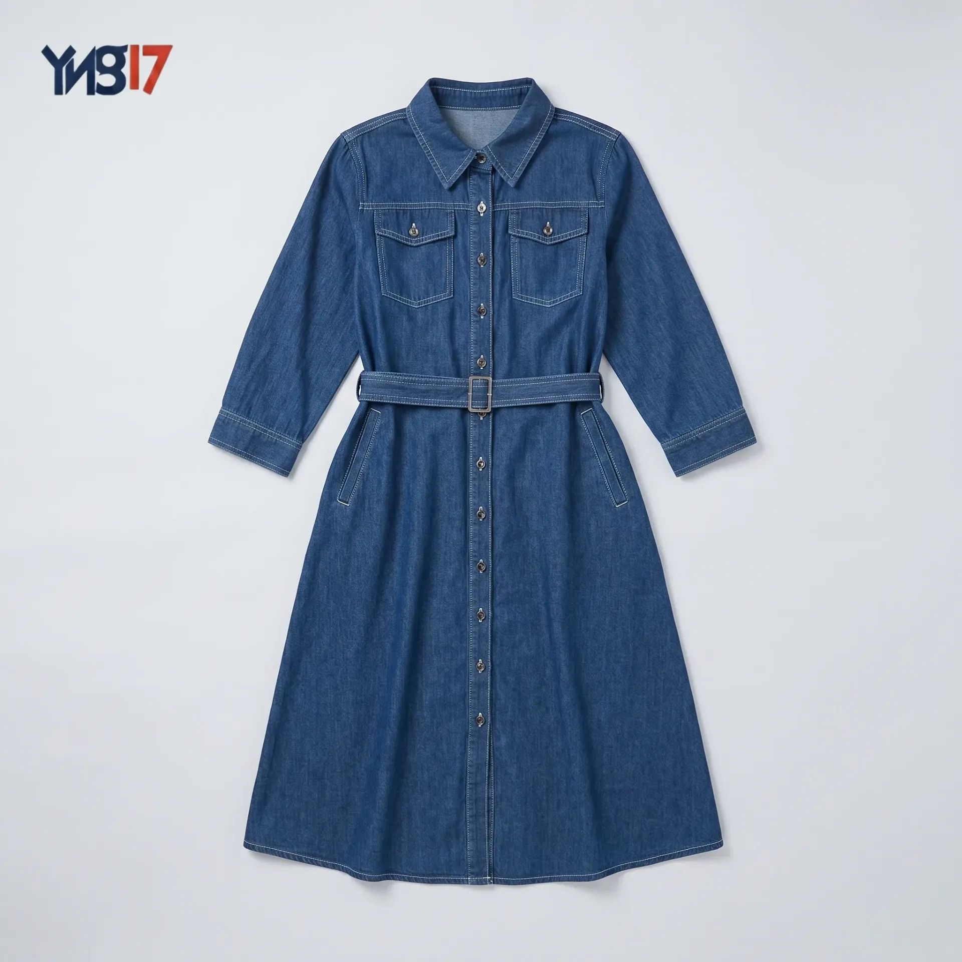 Trendy Casual Denim Fashion Dress