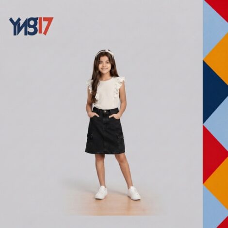 Premium Long Denim Skirt