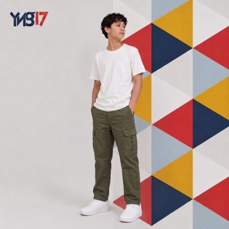 Embroidered Cargo Pants