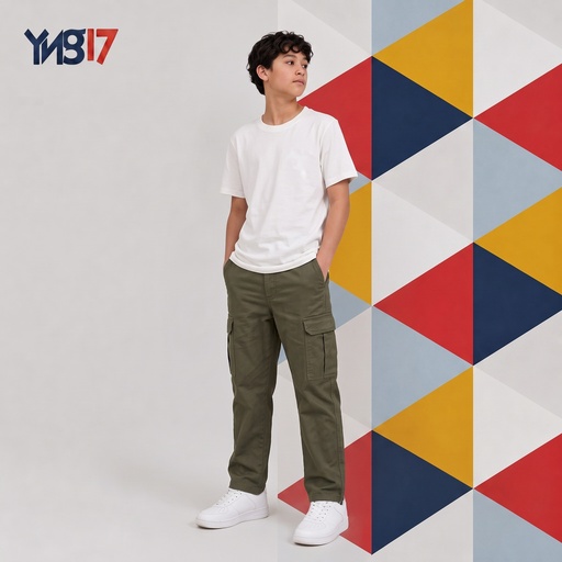 Embroidered Cargo Pants