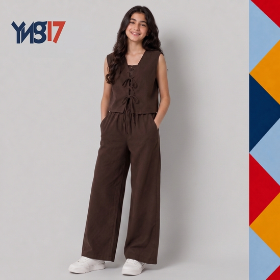 Girls' Woven Vest