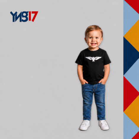 Basic boys' t-shirt with a clean and minimal design, easy to pair with any shorts or jeans.