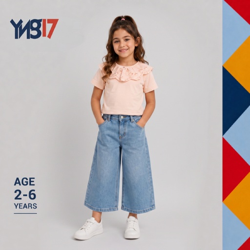 Embroidered Collar T-Shirt