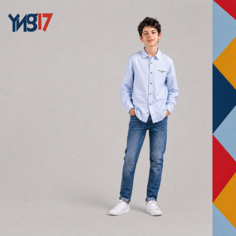 A comfortable summer shirt for boys, perfect for casual looks and light occasions. Featuring made of comfortable linen.