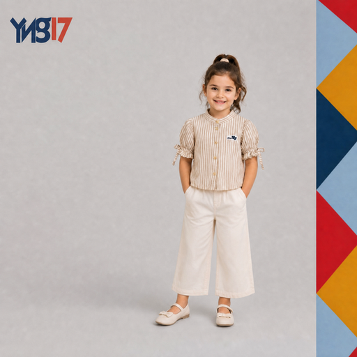 Premium Striped Linen Set
