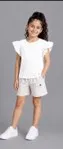 A comfortable cotton t-shirt for girls, highly suitable for play and daily activities.