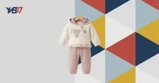 Girls Winter 3-Piece Set – Hoodie + Pants + Shoes | Off-White & Blush Pink