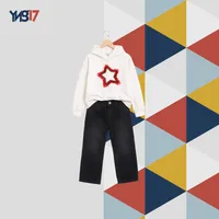 Kids Hoodie with Embroidered Star Detail | Off-White