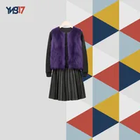 Kids Soft Faux Fur Vest with High Collar | Royal Purple