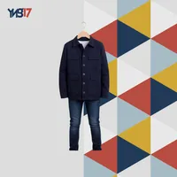 Kids Utility Jacket Shirt – Navy Blue