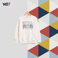 Kids White Printed Sweatshirt – A-WAYS Design