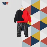 Red & Black Kids Cotton Blouse