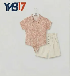 White & Beige Embellished Set
