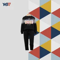 Black Girls Long Sleeve Top with Bear Print
