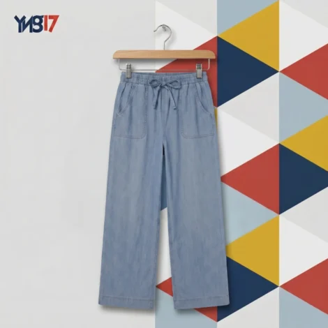 Girls Dark Blue Culottes