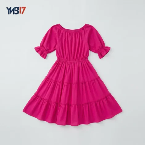Stunning Fuchsia Trendy Party Dress